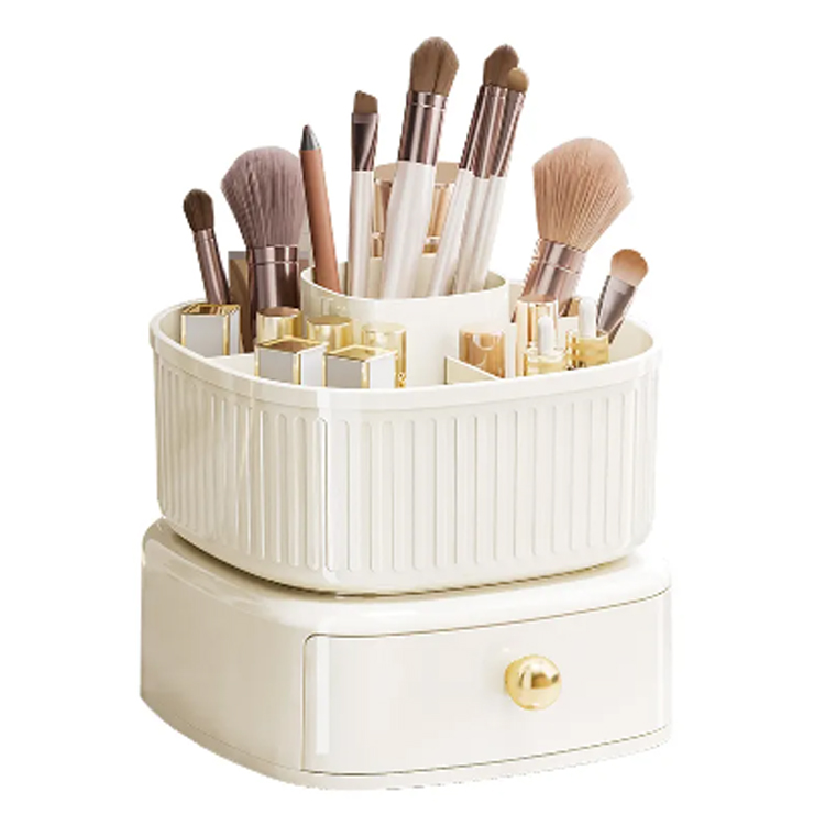 என்ன முக்கிய வடிவமைப்பு கோட்பாடுகள் ஒப்பனை அமைப்பாளர்களை செயல்பாட்டு, பாதுகாப்பான மற்றும் மாறுபட்ட காட்சிகளுக்கு மாற்றியமைக்கும்?