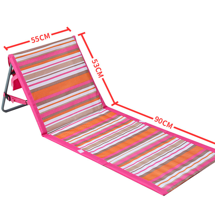 கடற்கரை ஓய்வு நாற்காலி ஃபிஷிங் பேக்ரெஸ்ட் லைட்வெயிட் மடிப்பு நாற்காலி