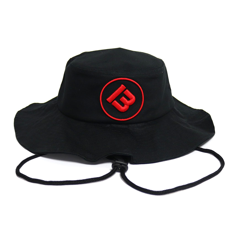 தொழிற்சாலை நேரடி UV பாதுகாப்பு தொப்பி பரந்த பார்டர் விண்ட்பிரேக் கயிறு