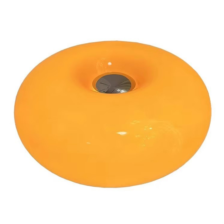 நோர்டிக் விளக்கு Bauhaus இடைக்கால லெட் கண்ணாடி டோனட் டேபிள் விளக்கு