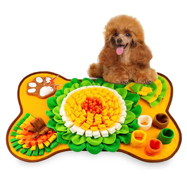 Pet Puzzle Toy Slow Feeder Training Dog Snuffle Mat